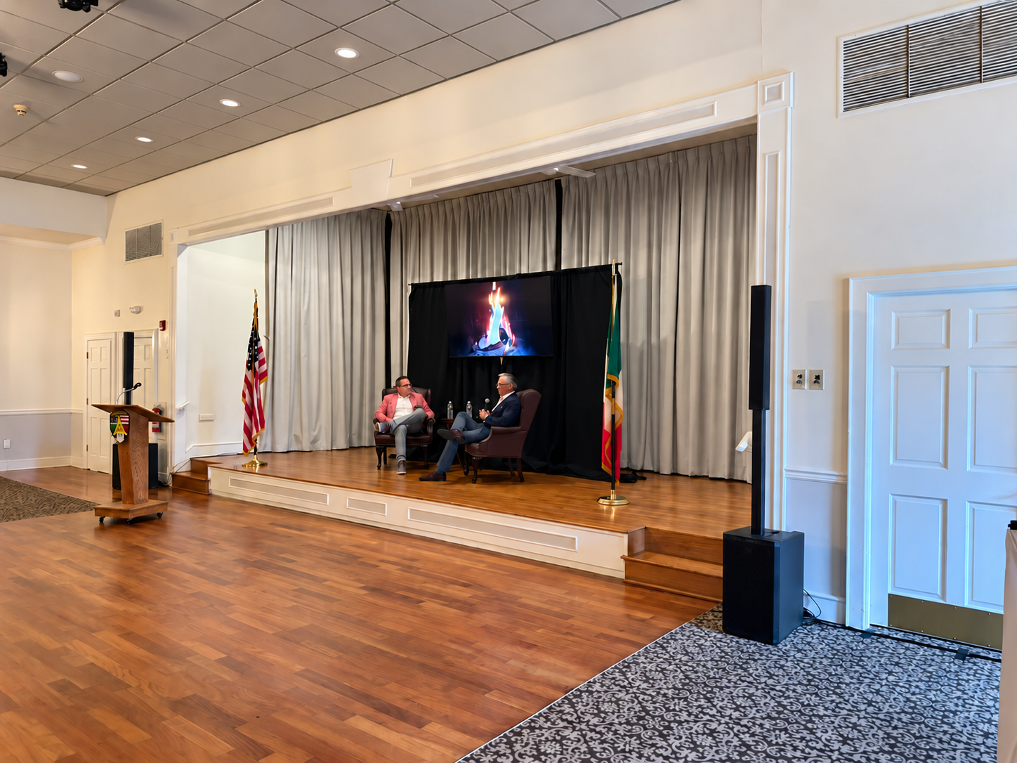 ITALIAN AMERICAN ASSOCIATION "FIRE SIDE CHAT" feature photo