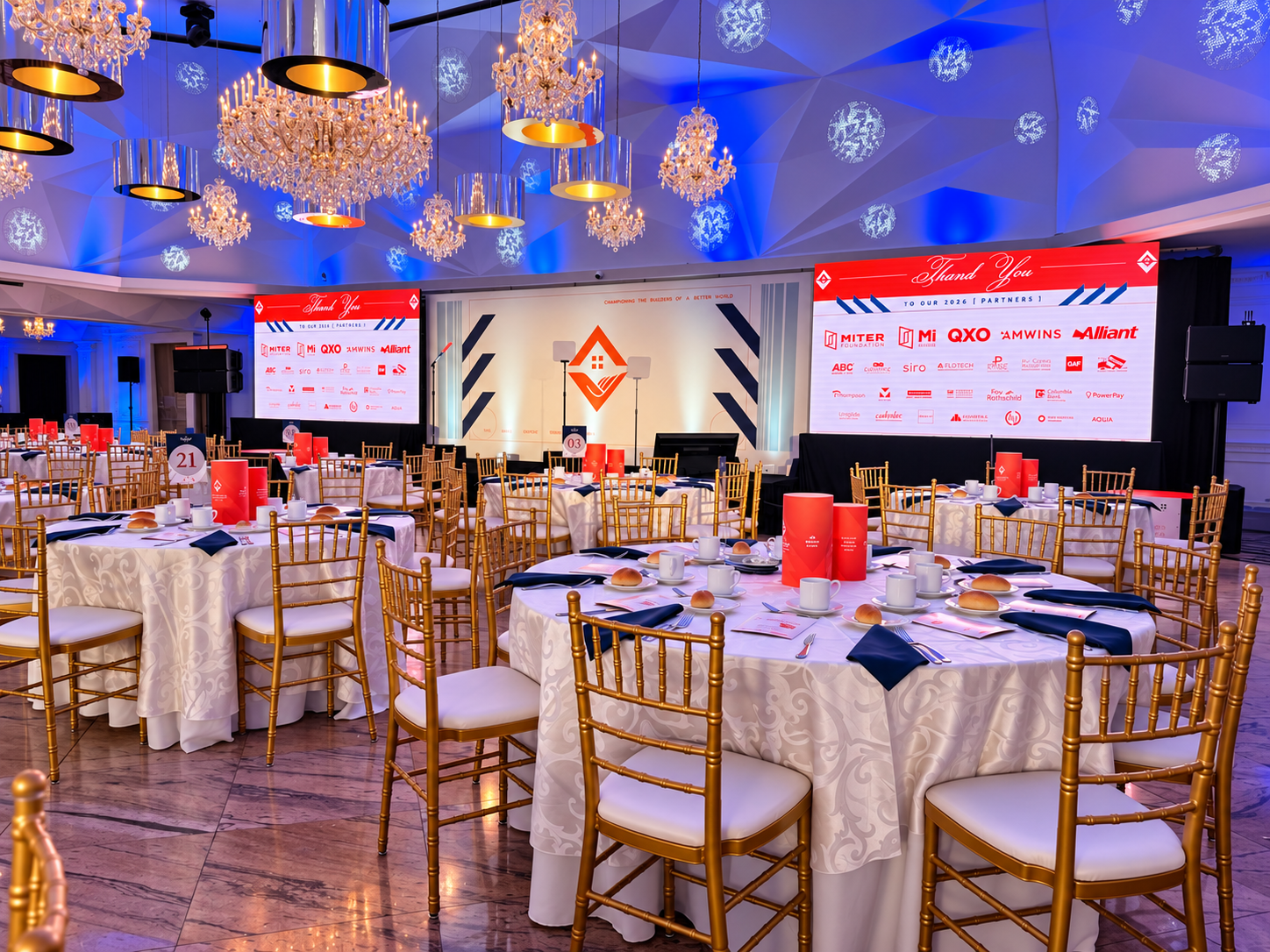 Dual 13' Video Walls - Victory Foundation photo 2