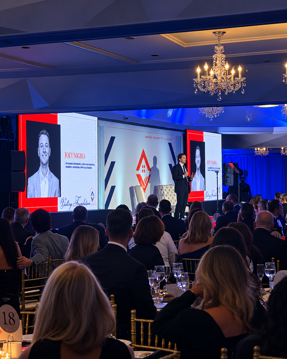 Dual 13' Video Walls - Victory Foundation feature photo